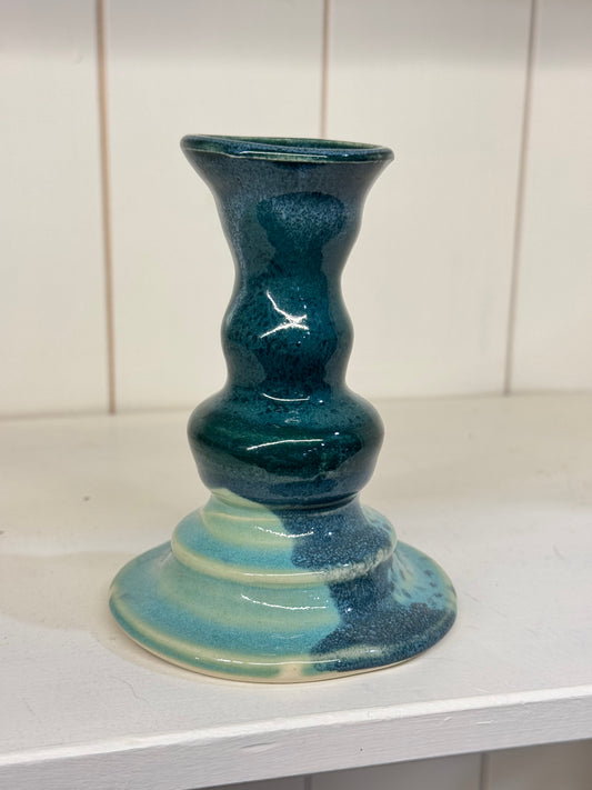 Tapered Pottery Candle Holder