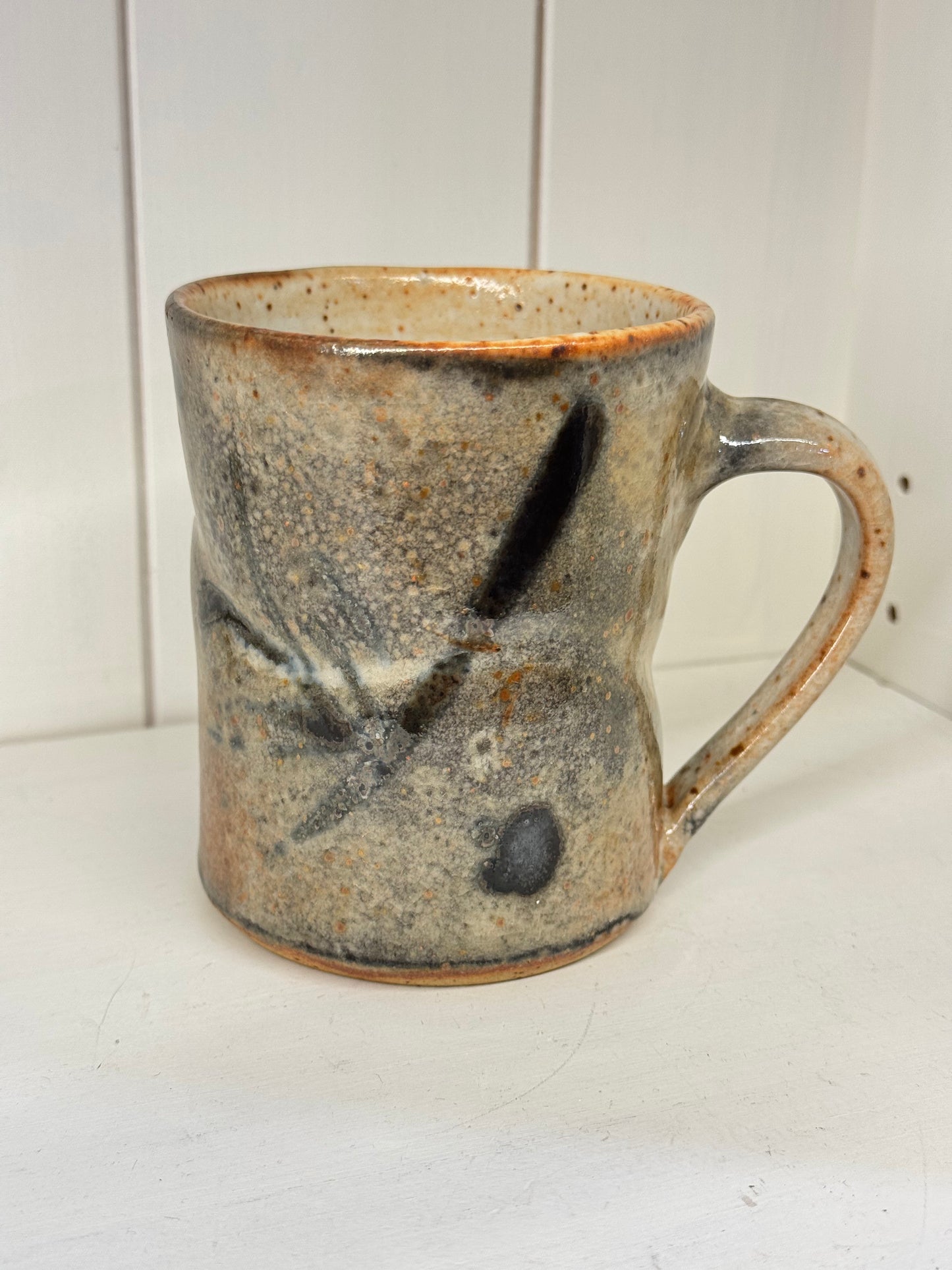 Black/Brown- Pottery Mug