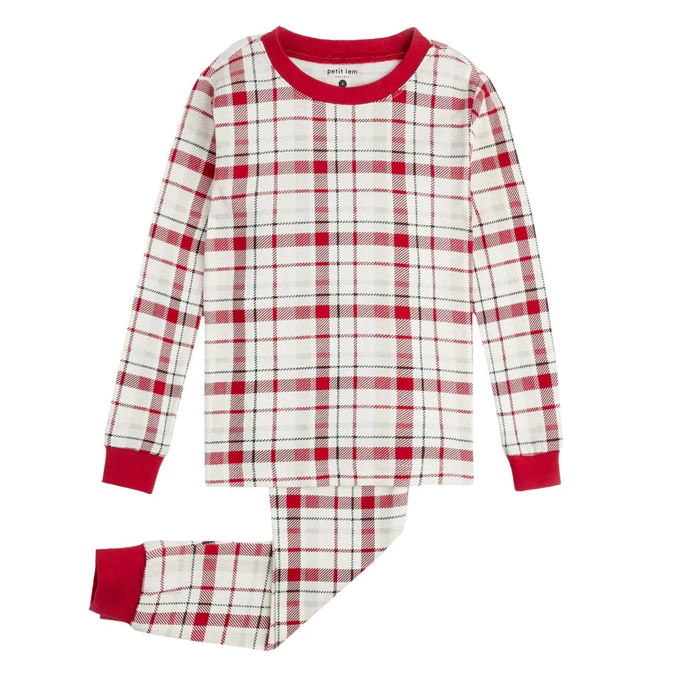 Petit Lem Festive Plaid (various) NWT