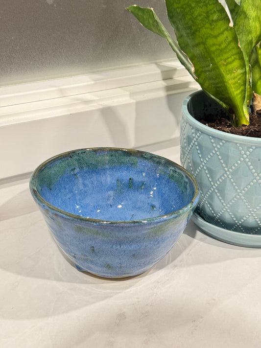 Blue/Green Pottery Bowl
