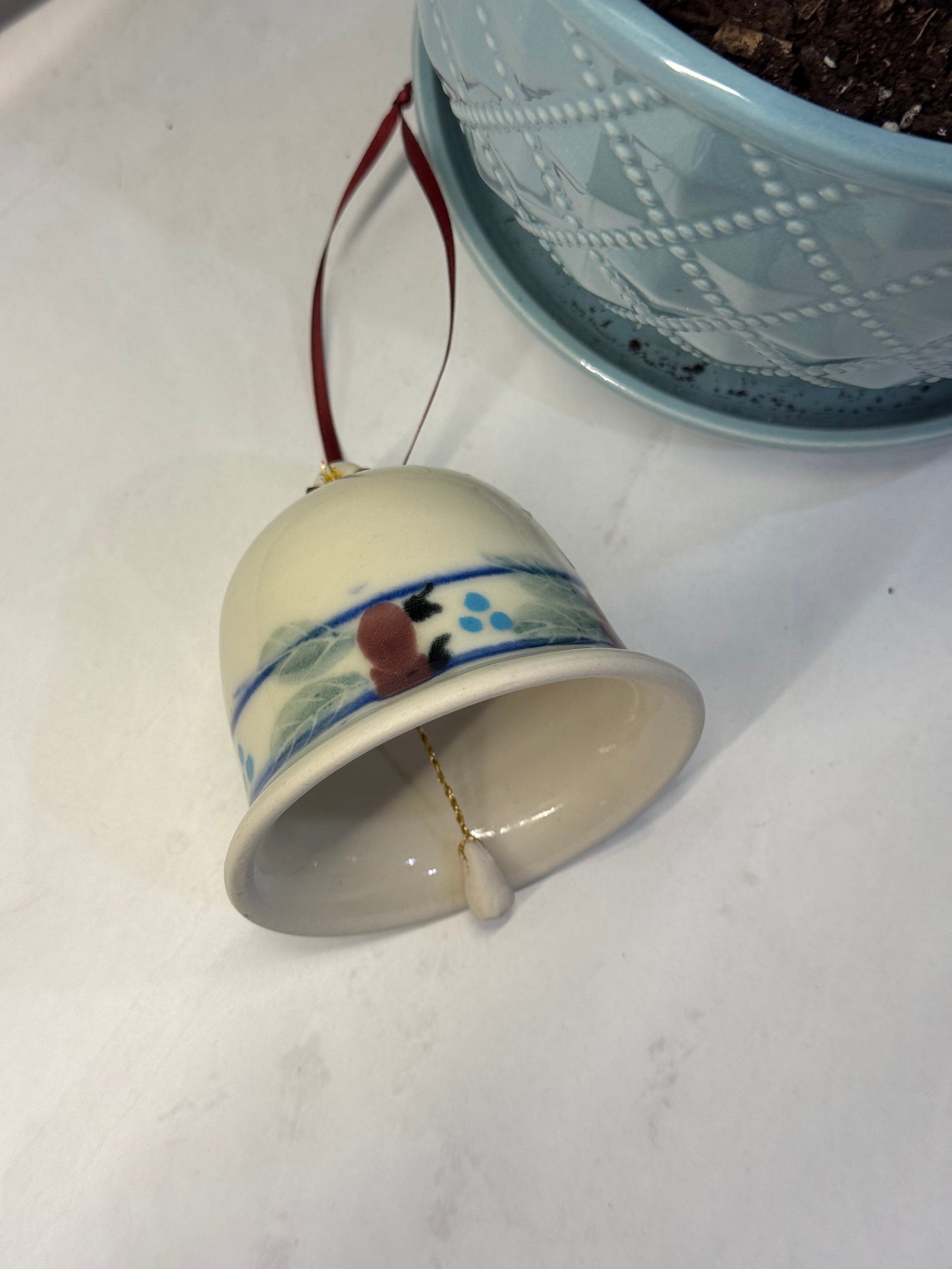 Pottery Bell Ornament