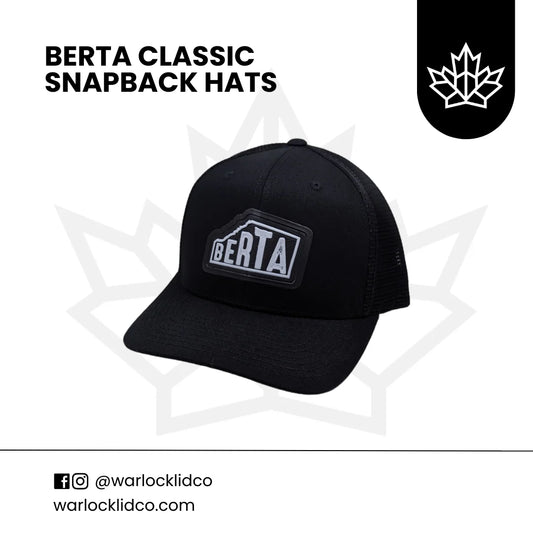 Berta Classic Snapback - Black