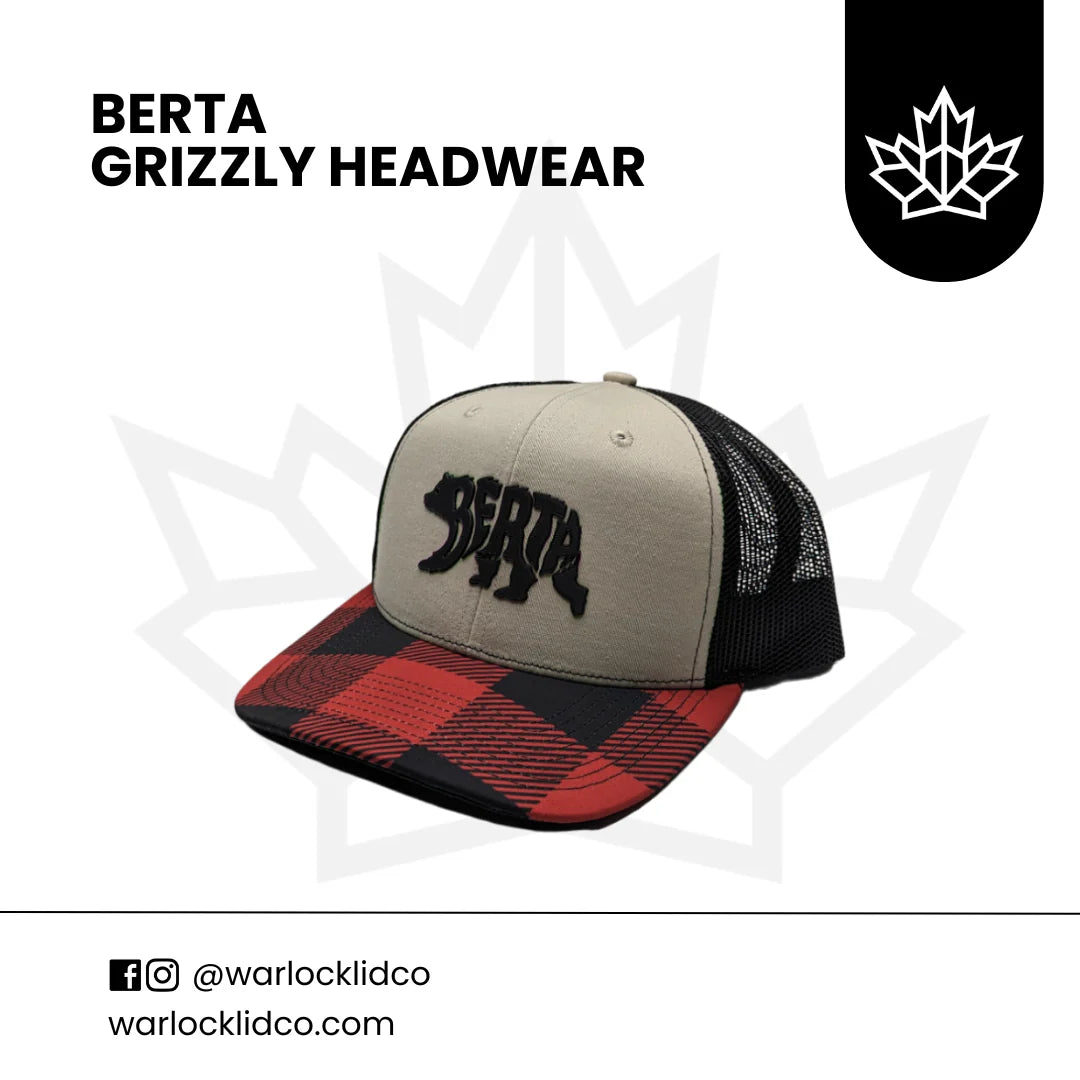 Berta Grizzly Snapback - Plaid