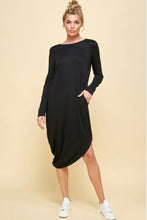Load image into Gallery viewer, Asymmetrical Long Sleeve Dress
