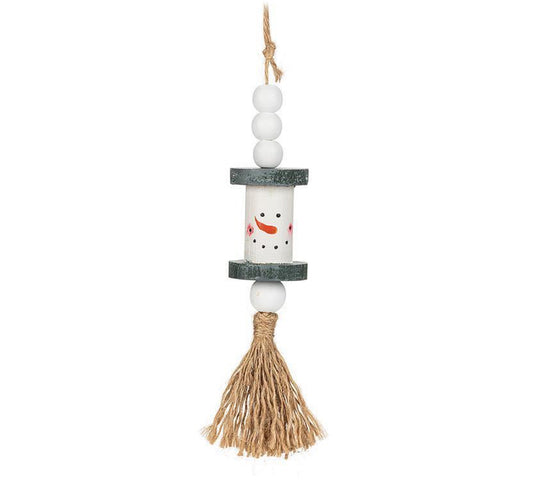 Spool Snowman Ornament