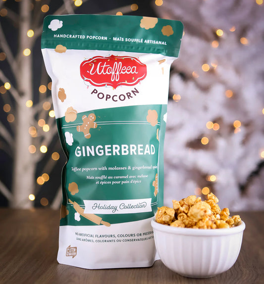 Utoffeea Gingerbread Toffee Popcorn