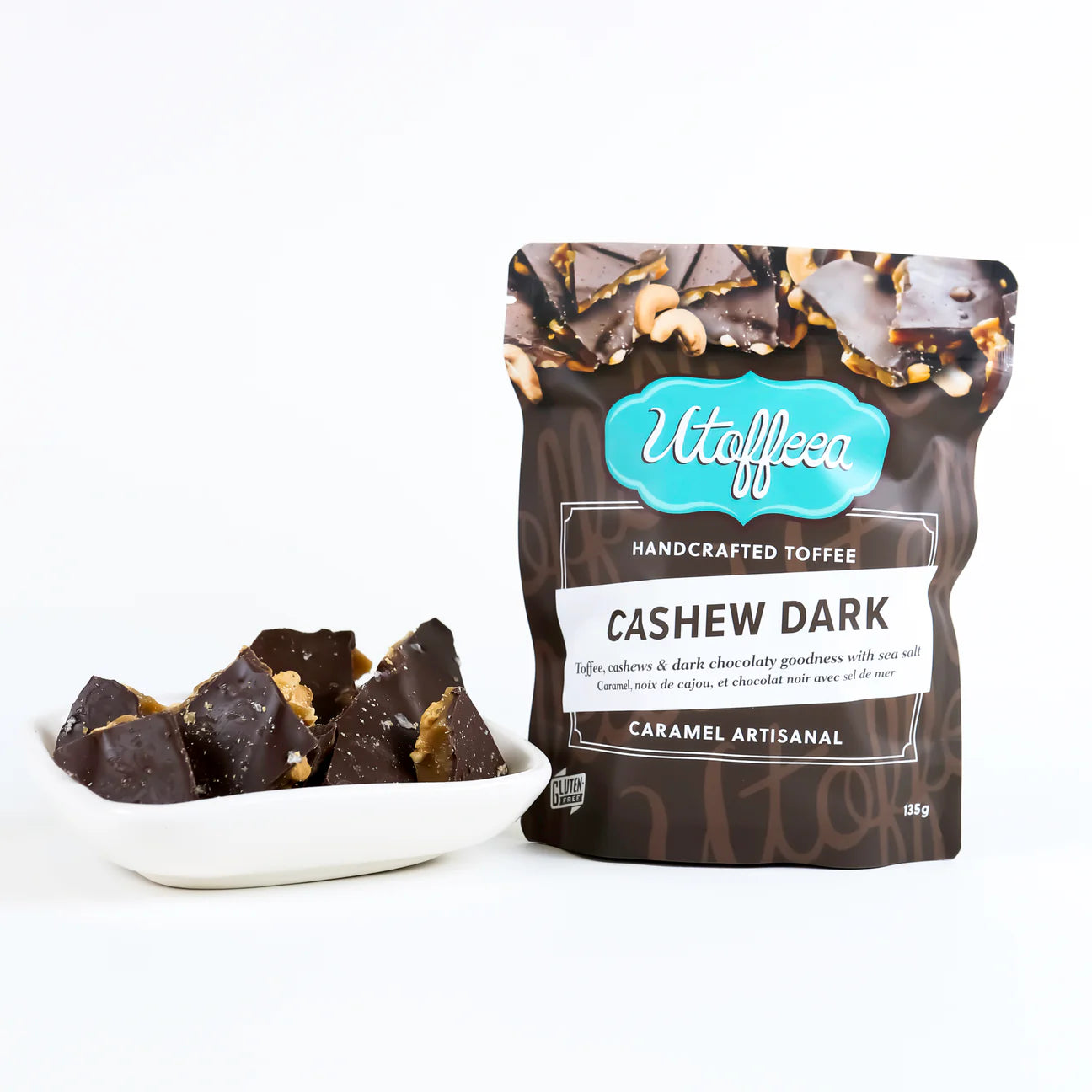 Utoffeea Cashew Dark - 135g Bag