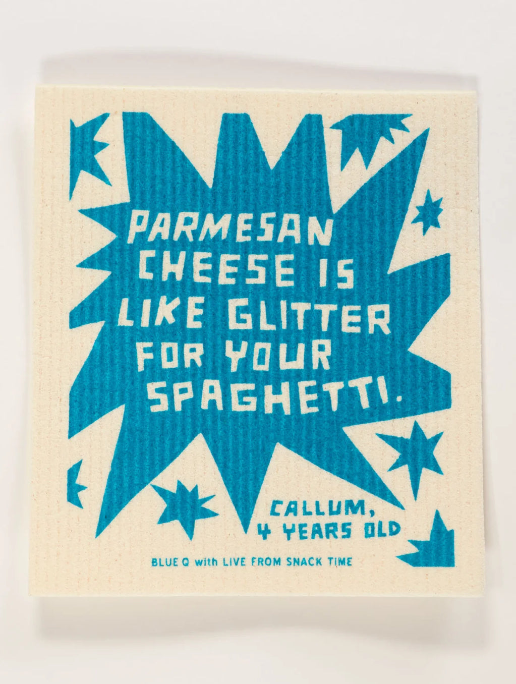 Parmesan Cheese Is Like Glitter For Your Spaghetti Swedish Dishcloth