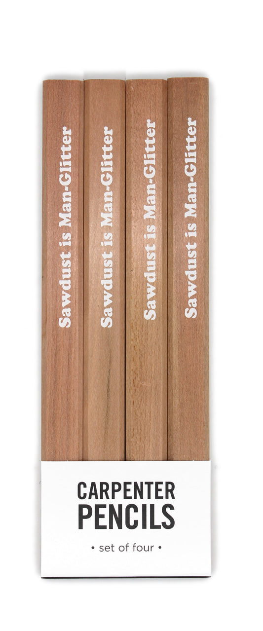 Carpenter Pencil Set - Sawdust is Man Glitter