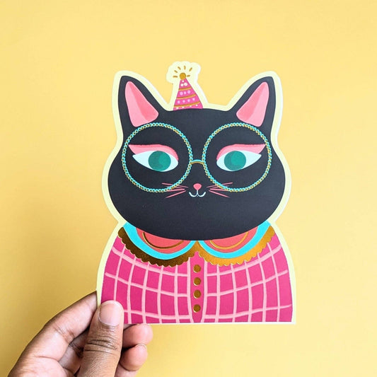 Nabeela Rumi - Birthday cat card