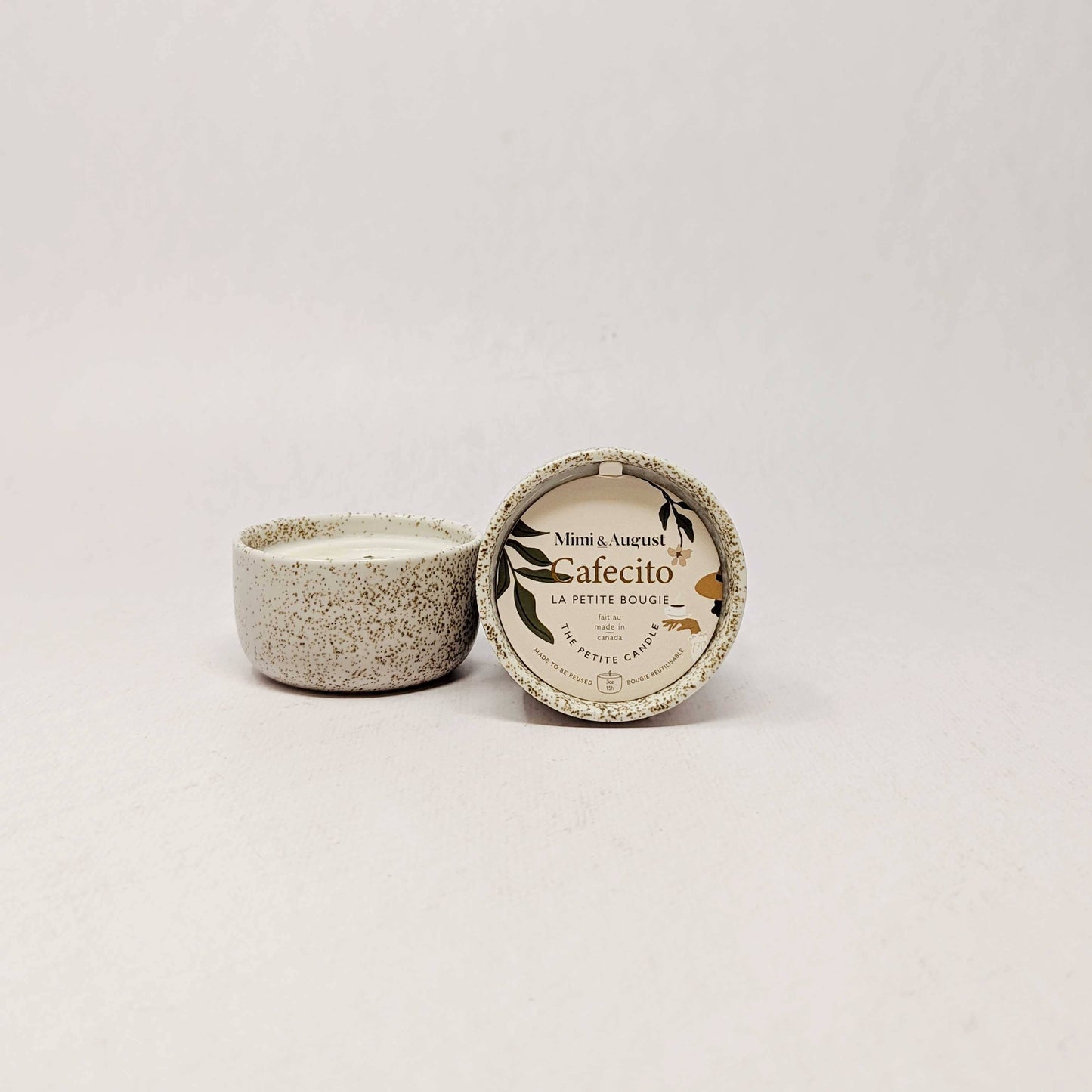Mimi & August - Cafecito reusable candle- 3 oz