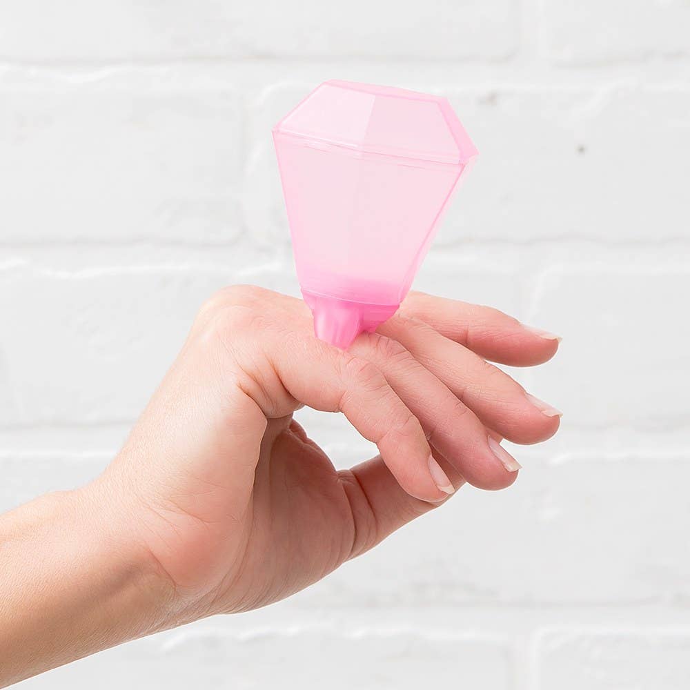 Weddingstar Inc. - Light Up LED Diamond Ring Shot Glass - Pink