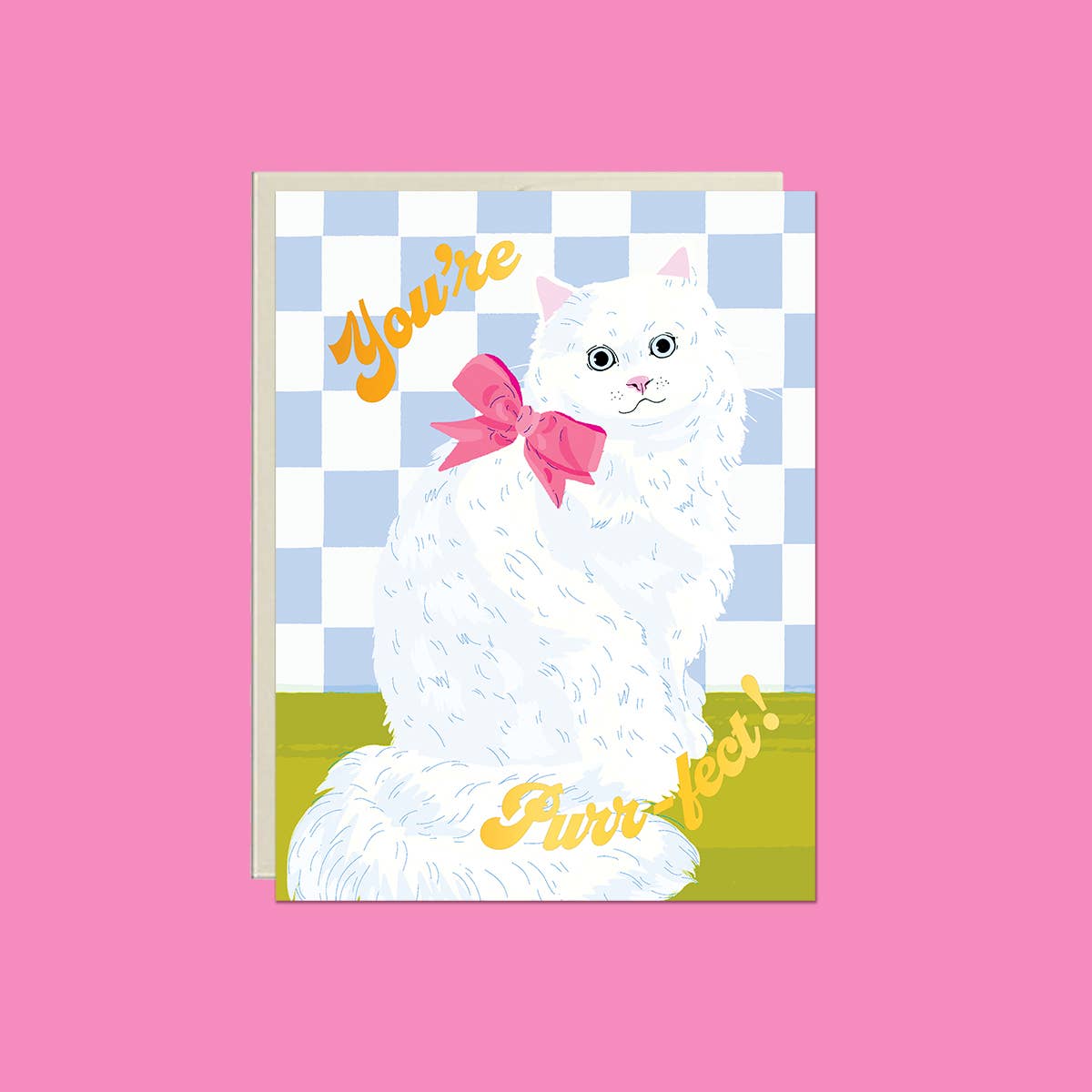 Lucky Goods Paper - You're Purr-fect – Foil Friendship ✿ Love Card