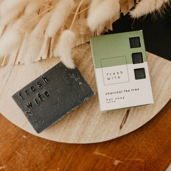 The Fresh Wife Soap Company - Charcoal Tea Tree Bar Soap