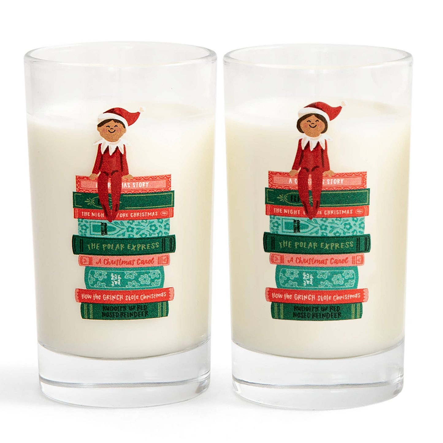 Holiday Christmas Elf Mini Juice Glass