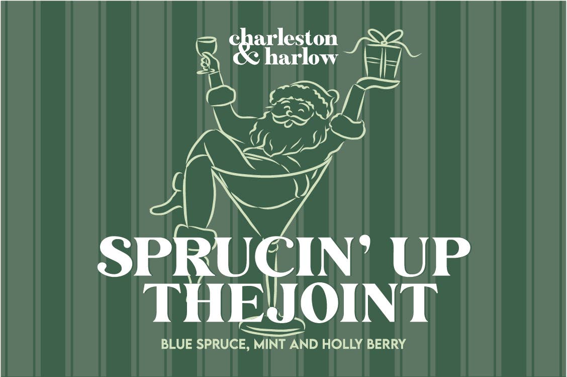 Charleston & Harlow Candle Co. - *HOLIDAY* Sprucin' Up The Joint Soy Wax Boxed Candle