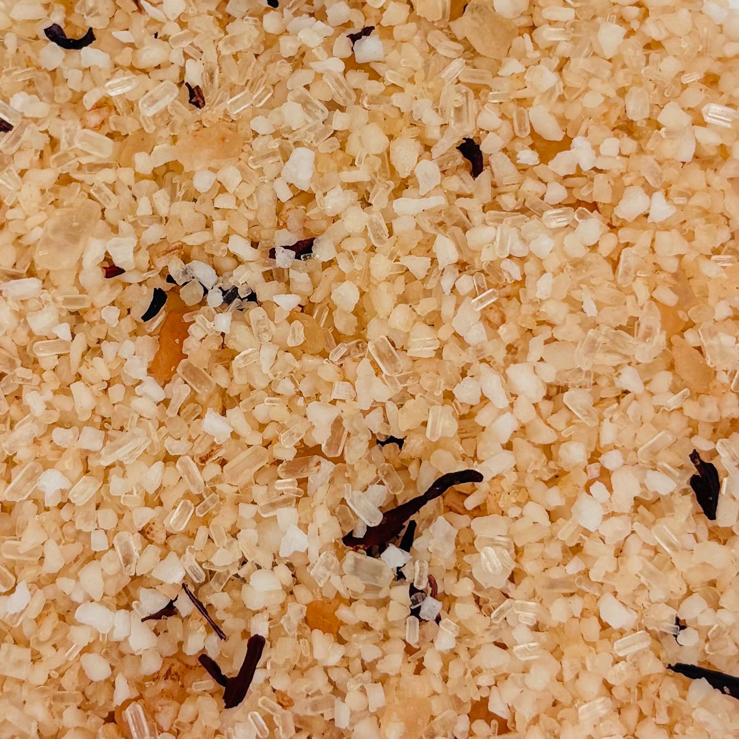 Charleston & Harlow Candle Co. - Bath Salt Soak - Peach + Hibiscus + Pink Clay: 8 oz