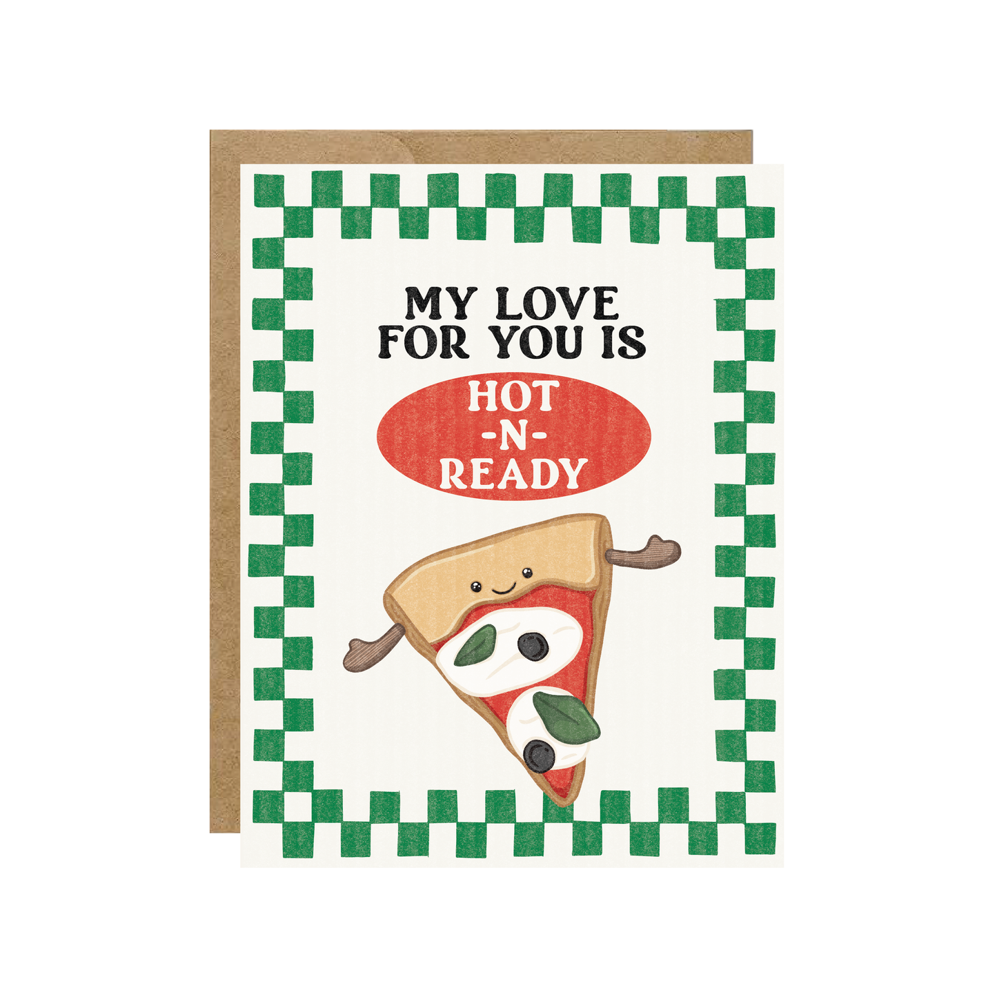 Simple Whimsy - Hot N Ready Pizza - Love Card