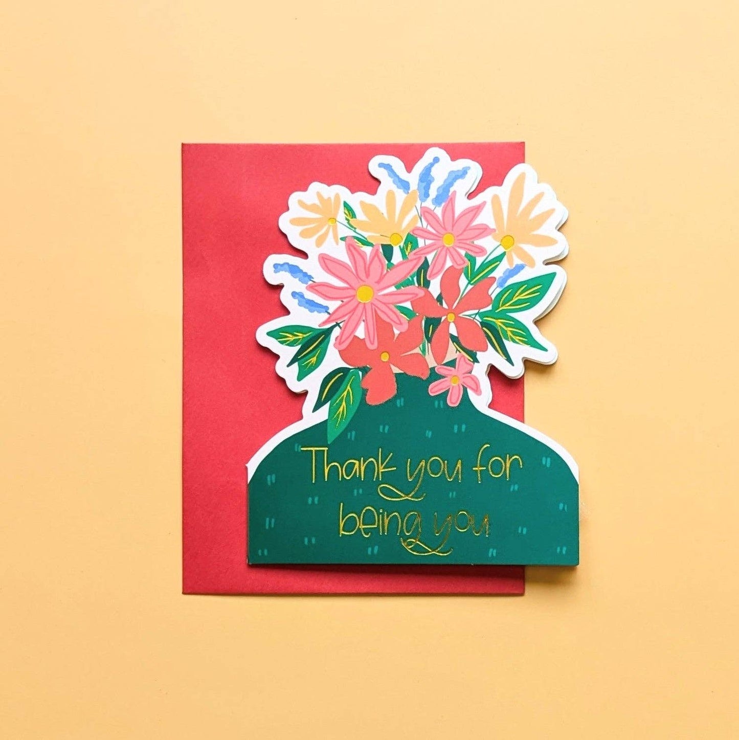 Nabeela Rumi - Thank you vase card