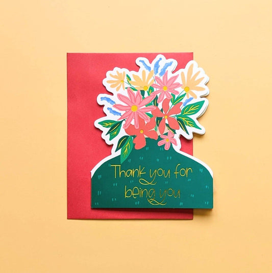 Nabeela Rumi - Thank you vase card
