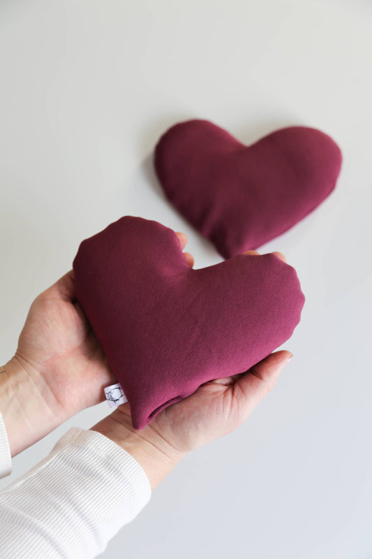 Created Mother - Heart shaped Hot/Cold Therapy Pack: Wheat