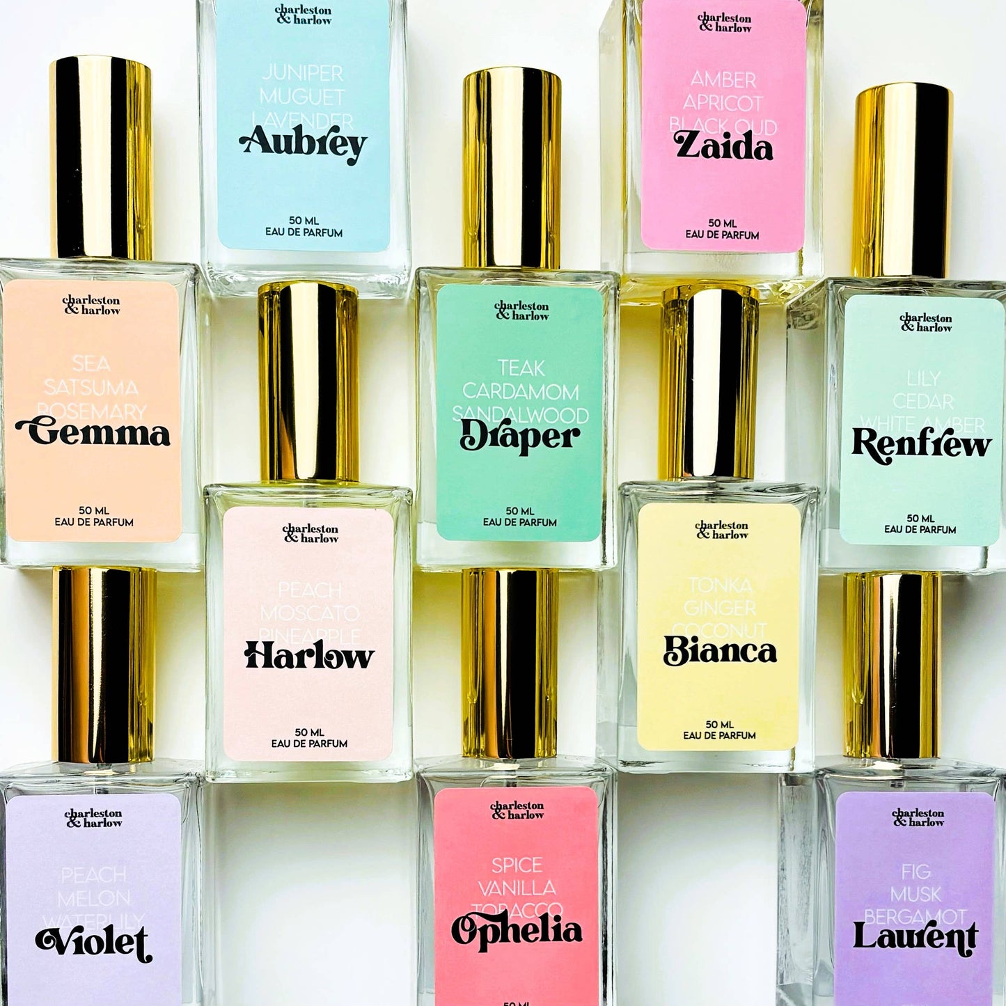Charleston & Harlow Candle Co. - Laurent Perfume Fragrance Unisex 15mL Travel Size