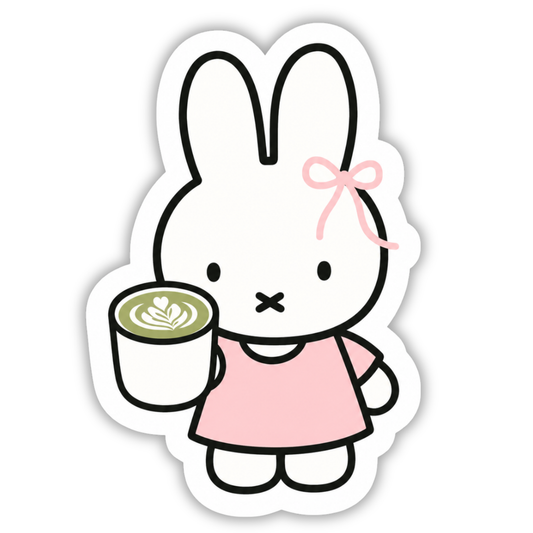 Soft Press Studio - Bunny Matcha Sticker