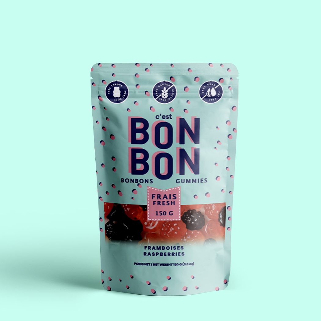 BonBons - Raspberries - Gummy Candies