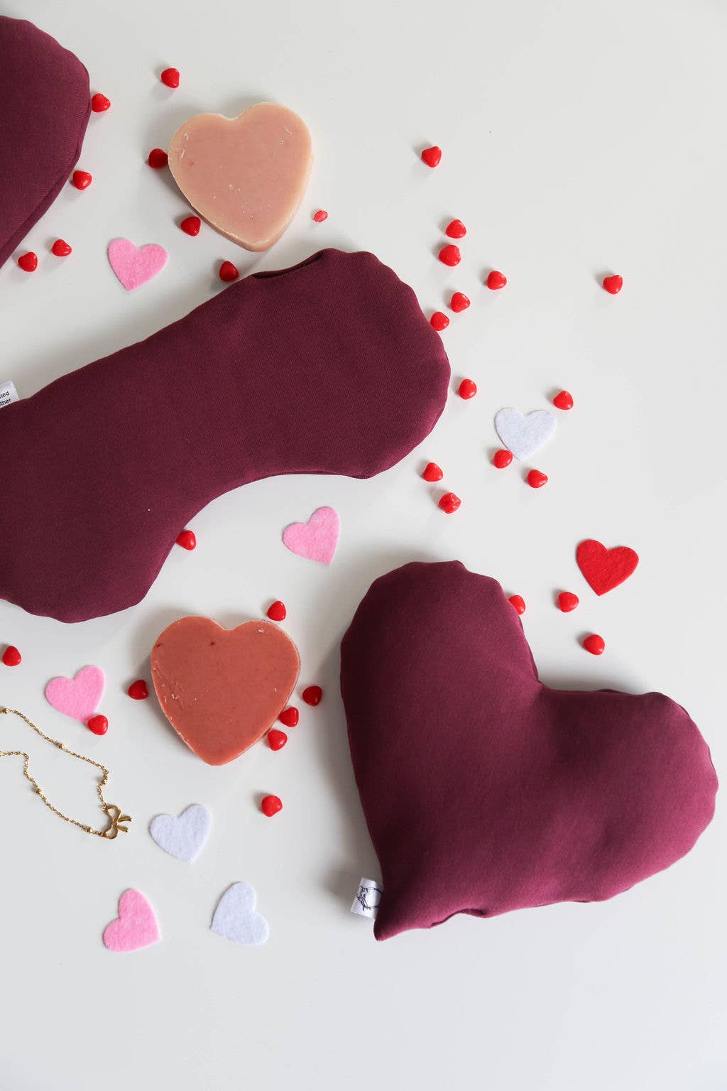 Created Mother - Heart shaped Hot/Cold Therapy Pack: Wheat