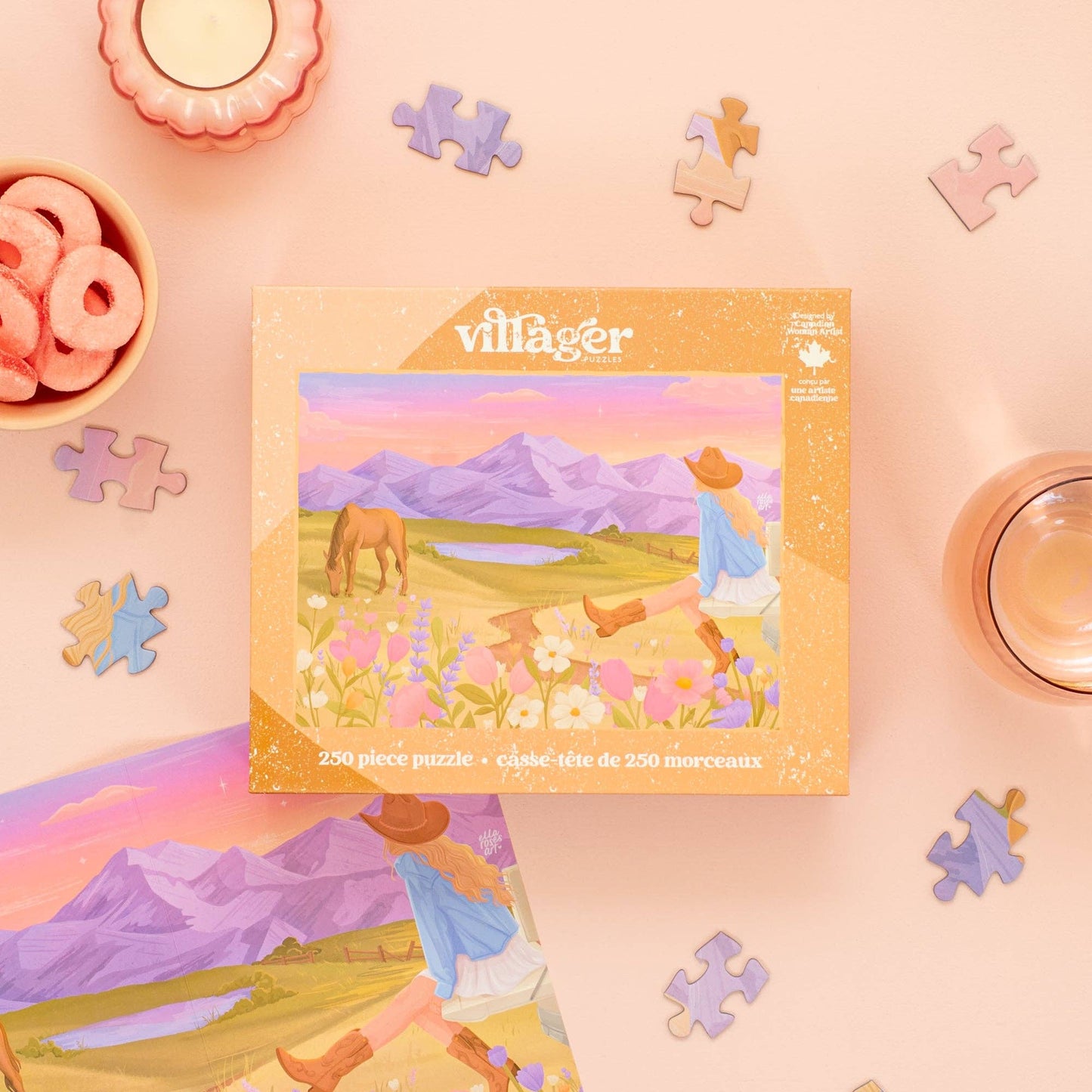 Villager Puzzles - Rockies Meadow | 250 Piece Puzzle | Designed in Canada