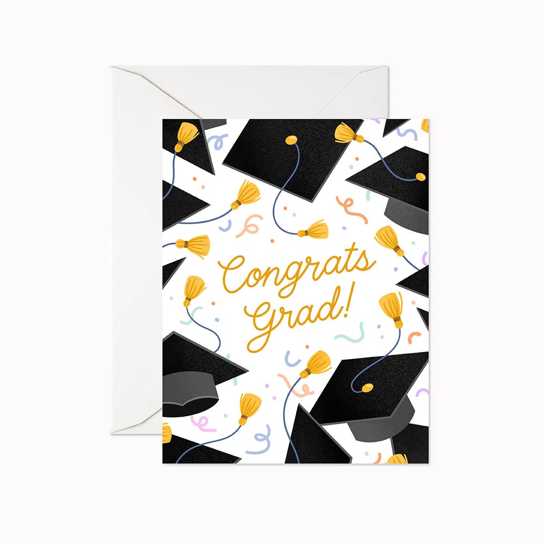 Linden Paper Co. - Congrats Grad | Greeting Card