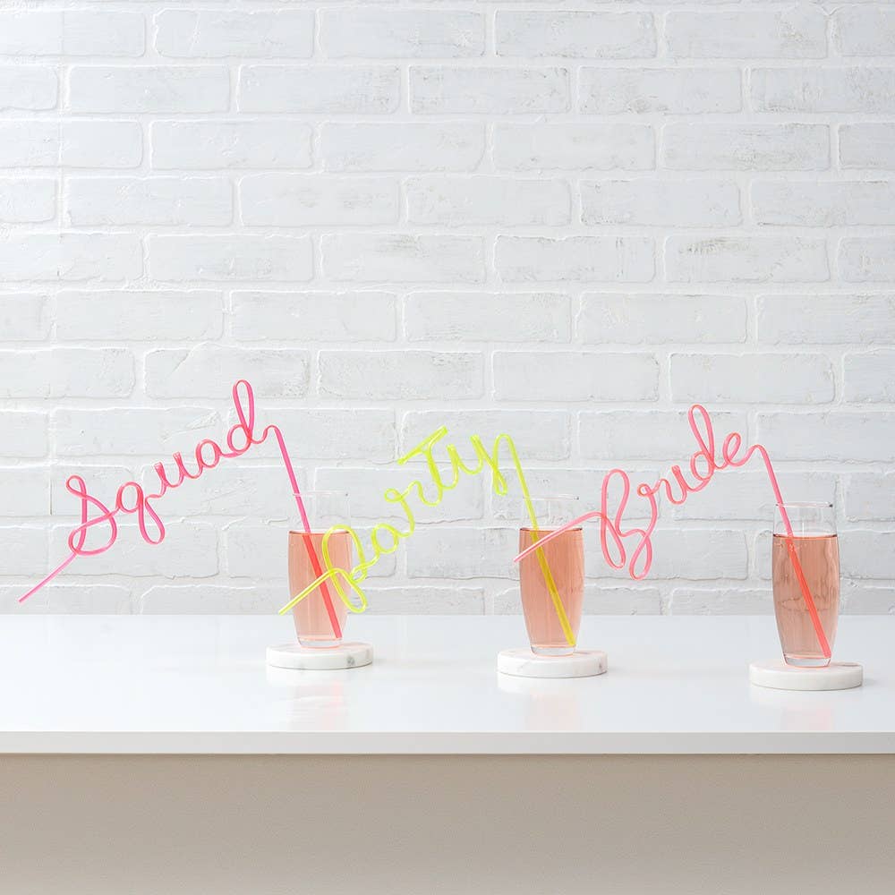 Weddingstar Inc. - Bachelorette Party Silly Straw - Squad