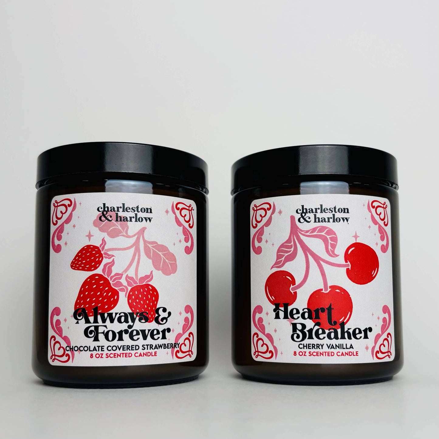 Charleston & Harlow Candle Co. - *Valentine's Day* Heart Breaker Cherry Vanilla Soy Candle