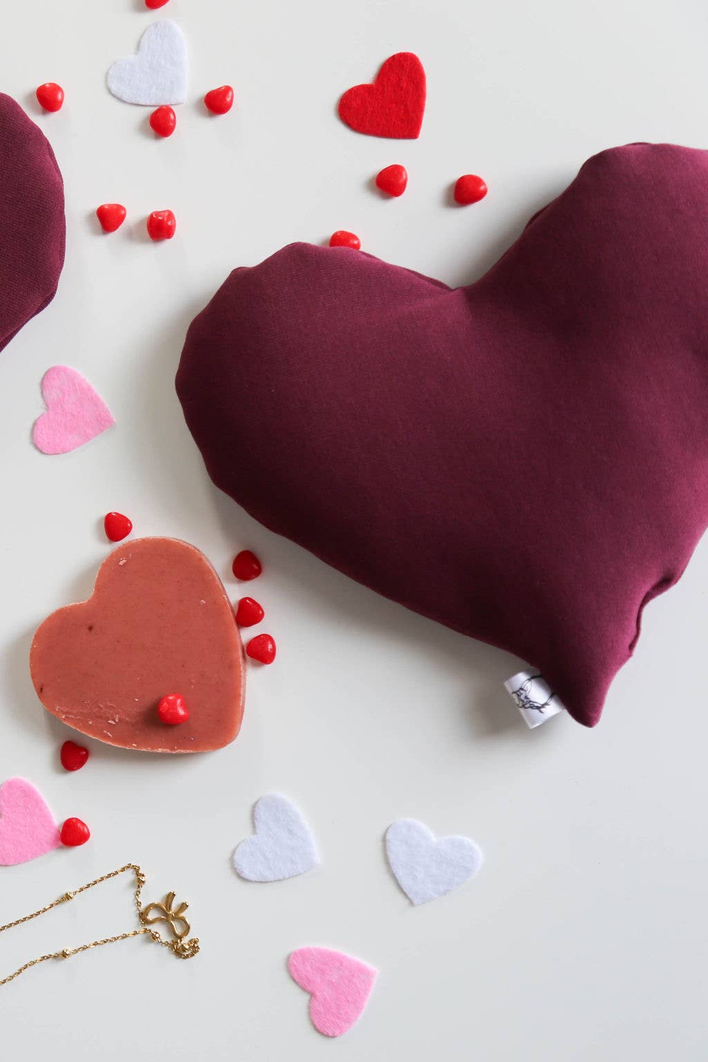 Created Mother - Heart shaped Hot/Cold Therapy Pack: Wheat