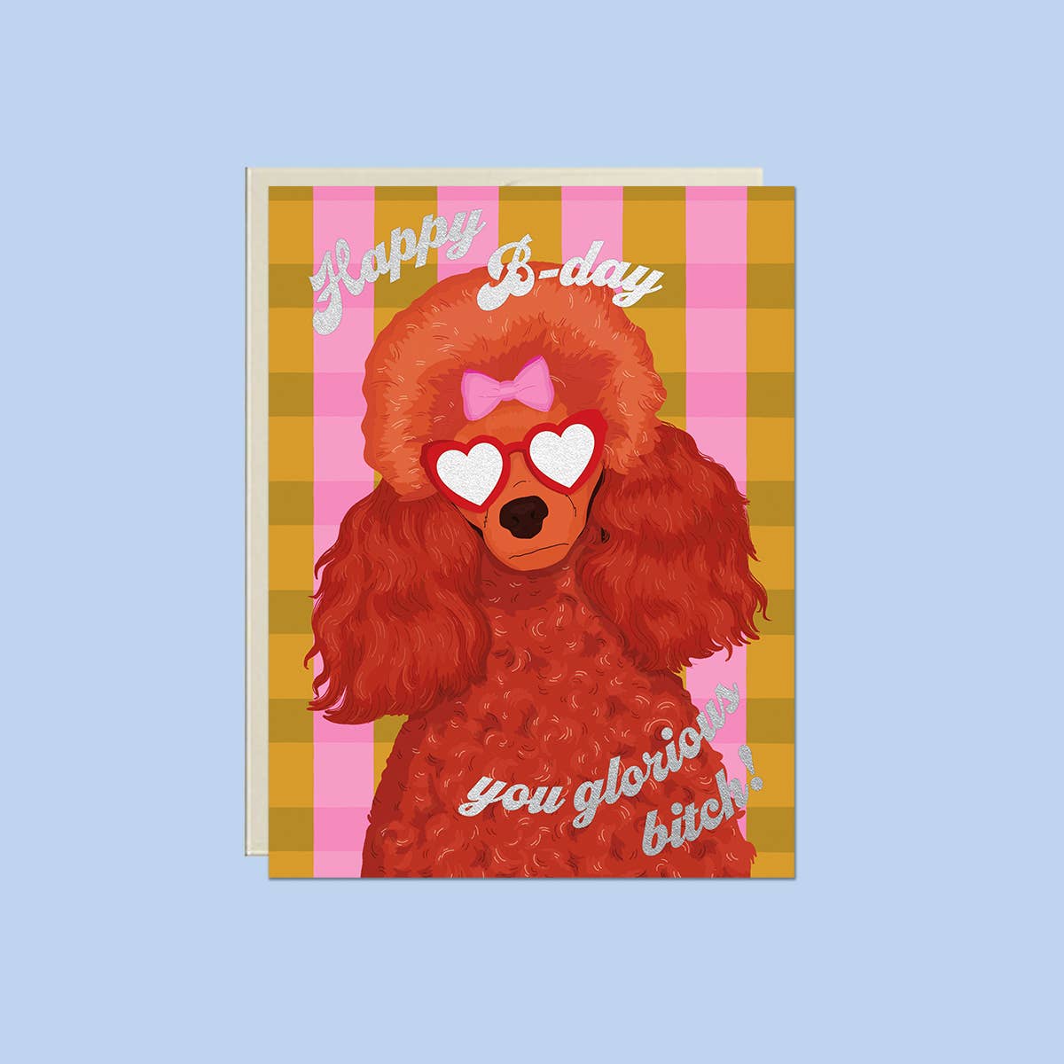 Lucky Goods Paper - Birthday Poodle – Foil Birthday ✿ Funny Greeting