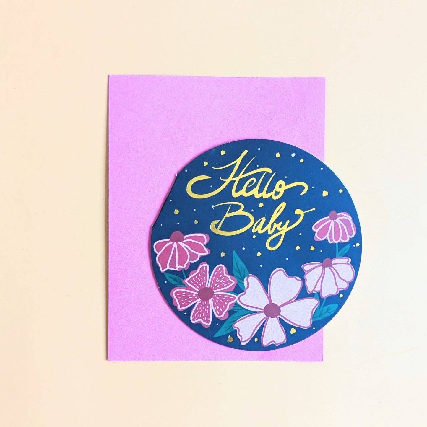 Nabeela Rumi - Hello baby card