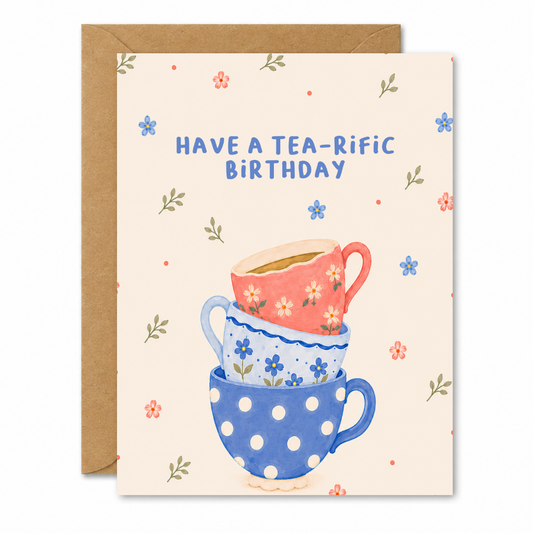 Soft Press Studio - Have A Tea-Rific Birthday Card