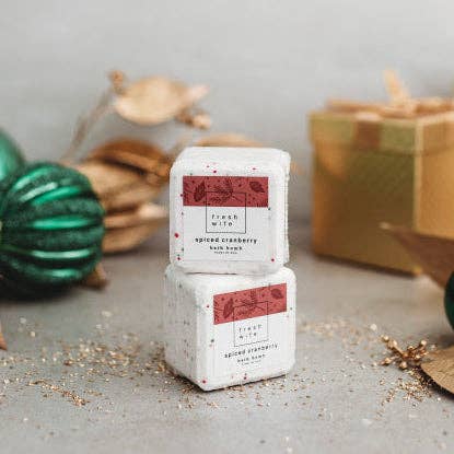 The Fresh Wife Soap Company - Spiced Cranberry Bath Bomb