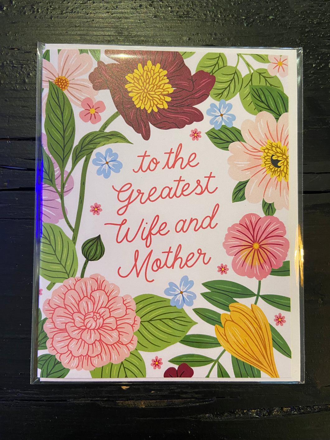 The Greatest Wife and Mother Card