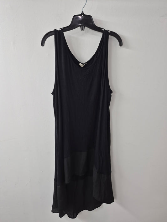 Black Tank Dress With Sheer Bottom Size 2XL