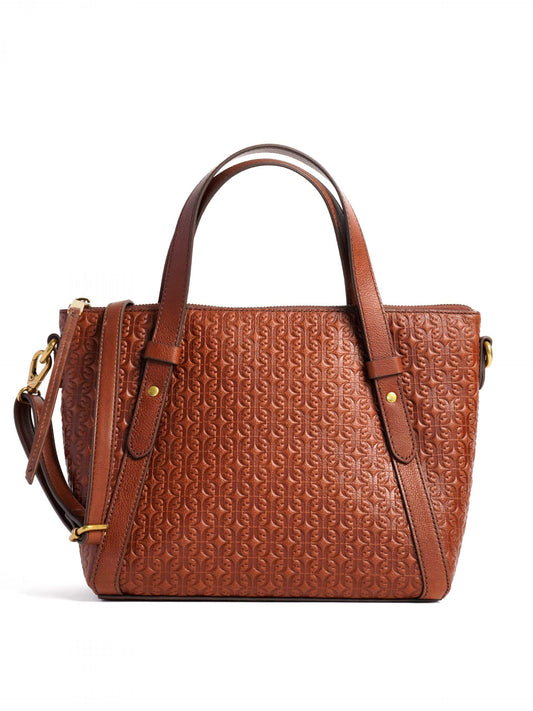 Fossil Avondal Satchel Multi Brown