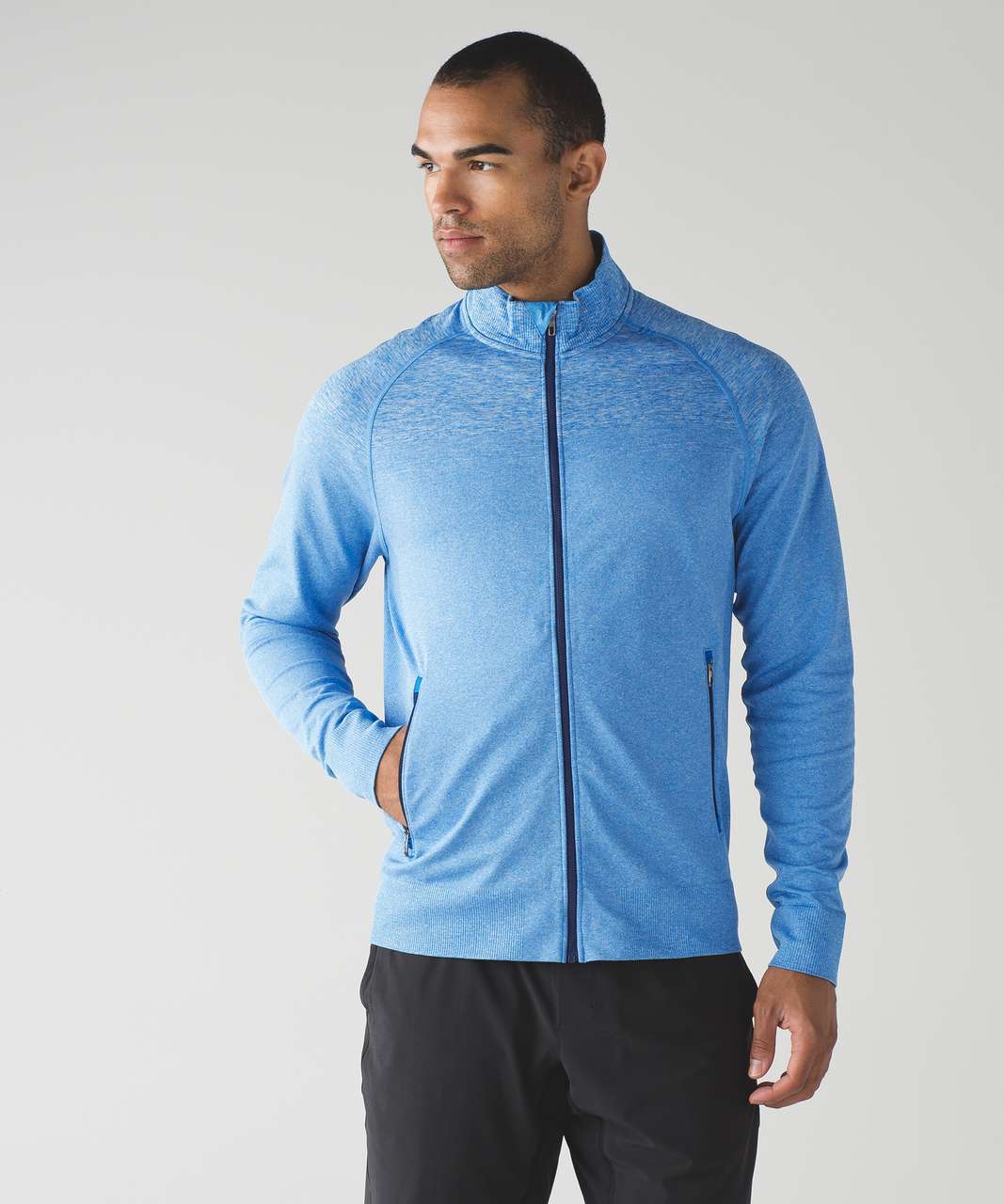 Lululemon Men's Pulse Jacket Heathered Riviera Size XL