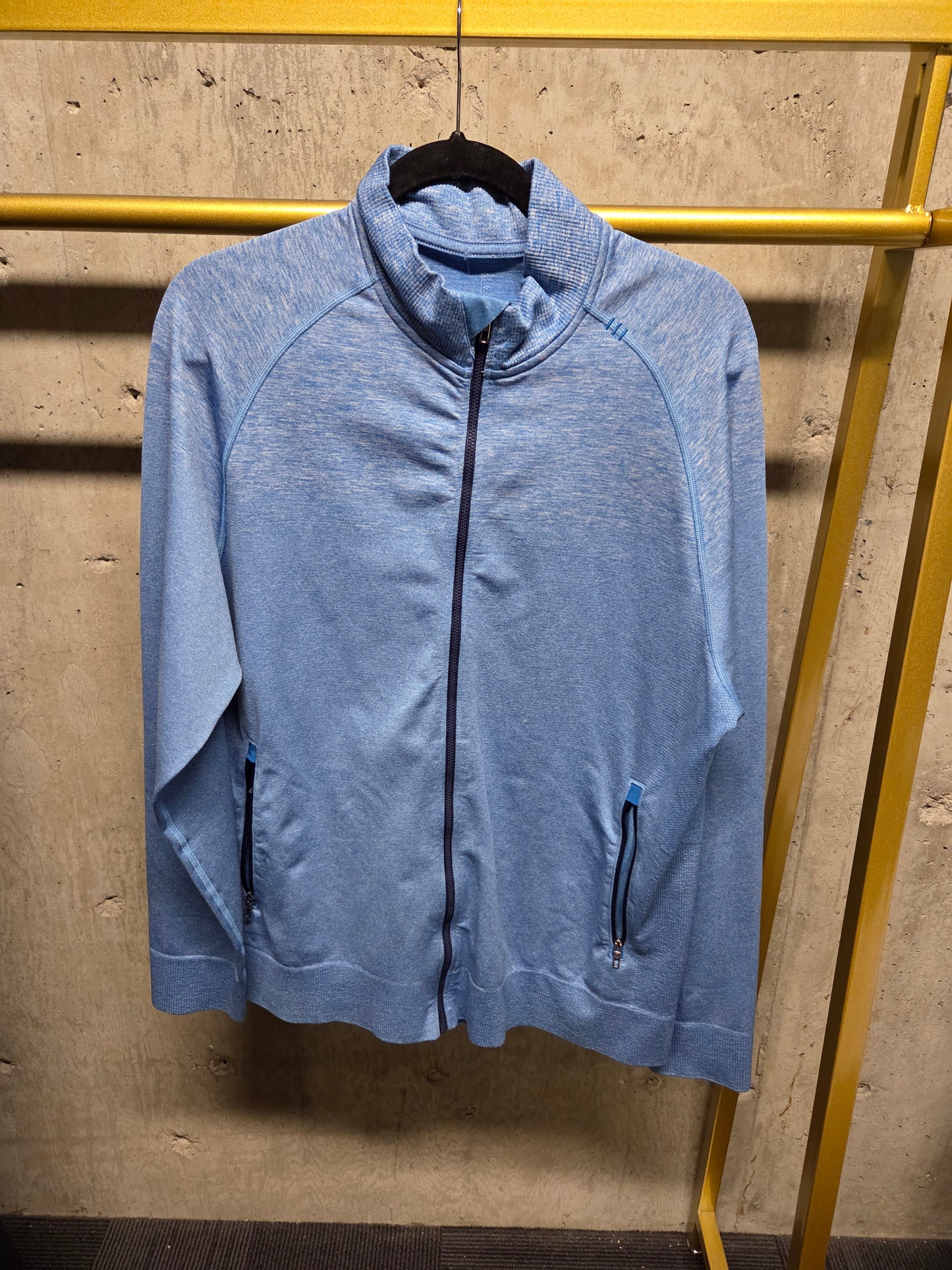 Lululemon Men's Pulse Jacket Heathered Riviera Size XL
