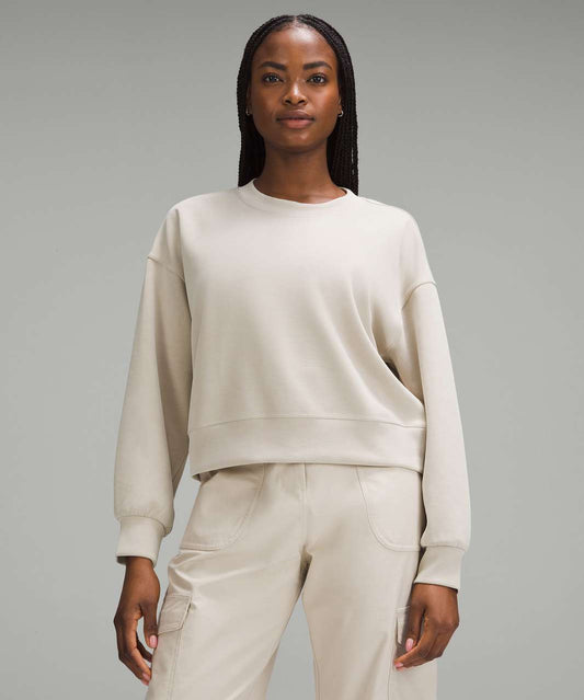 Lululemon Softstreme Perfectly Oversized Cropped Crew Size 12