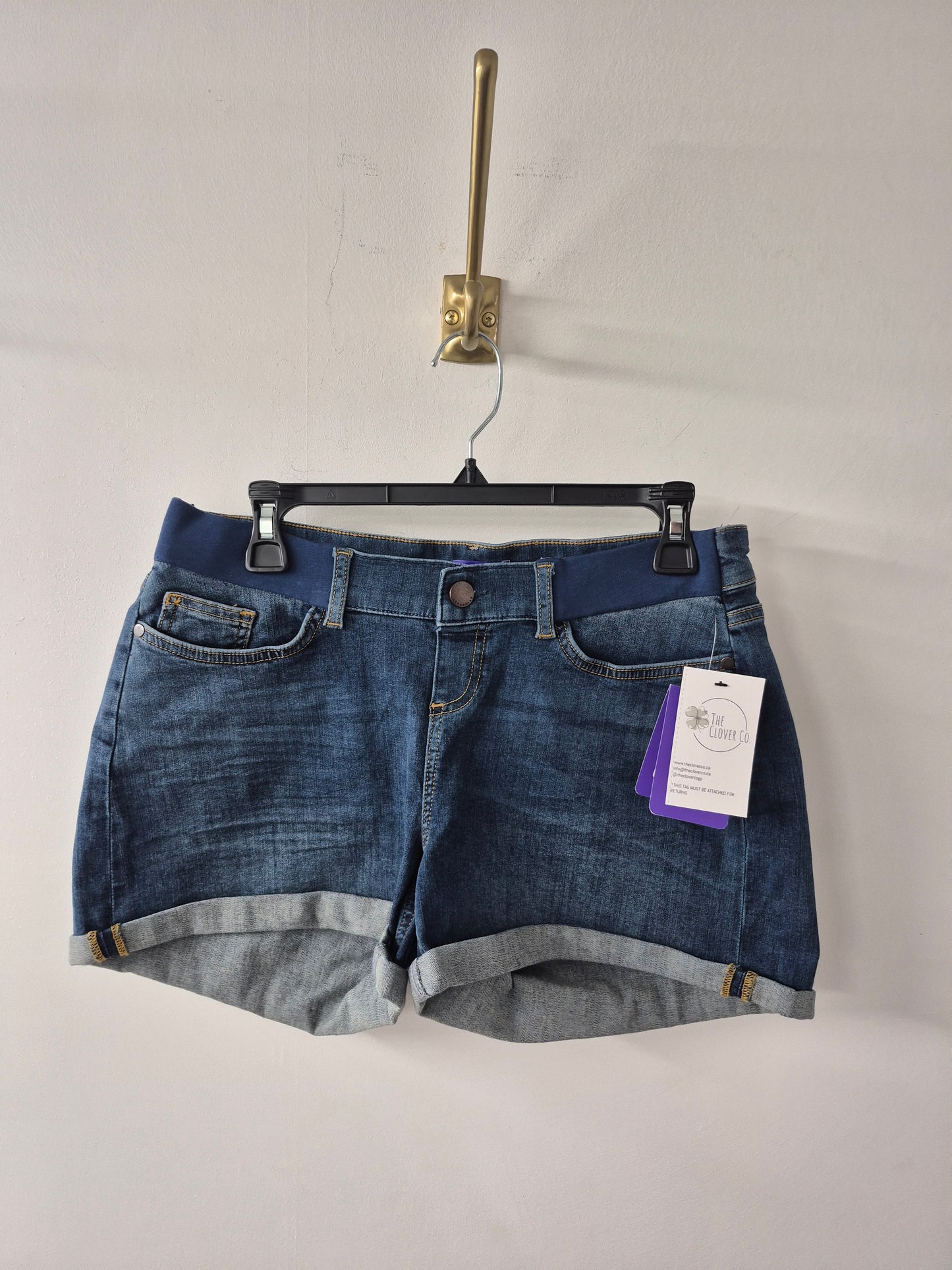Seraphine Ollie Maternity Denim Shorts Size 6