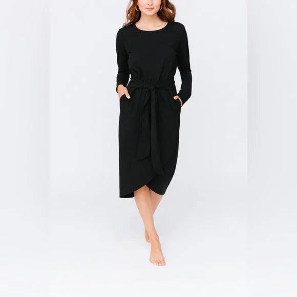 Smash + Tess The Long Sleeve Rebecca Wrap Dress Size Small