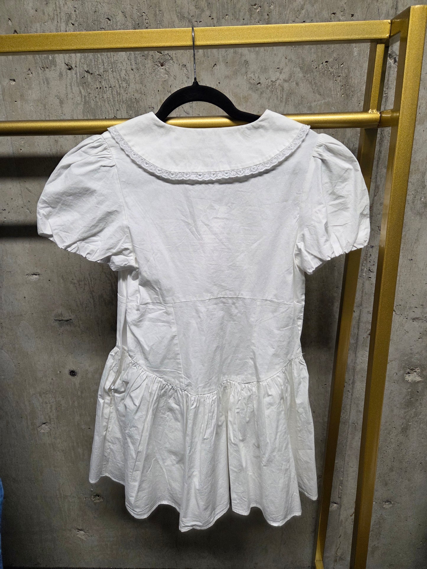 NWT Zara Peter Pan Collar Dress Size Medium