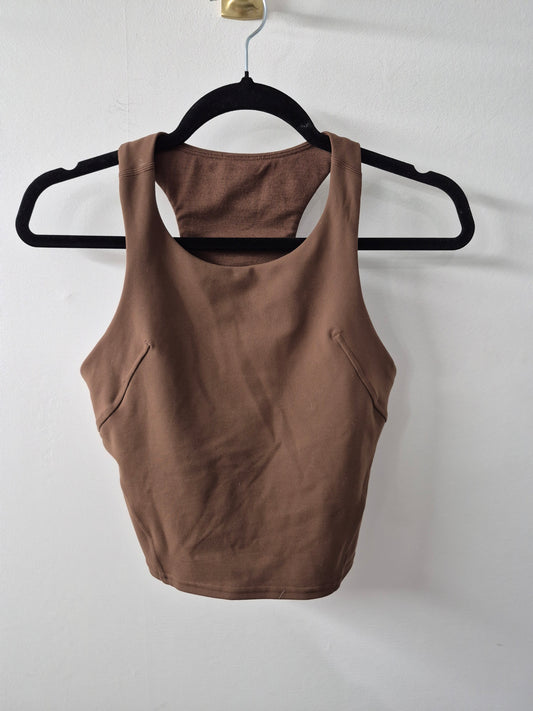 Lululemon Invigorate Training Top Brown Size 8