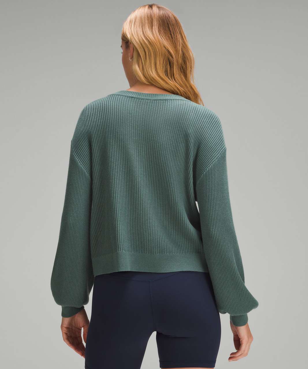 Lululemon Reversible Crossover Sweater Colour Forest Size 12