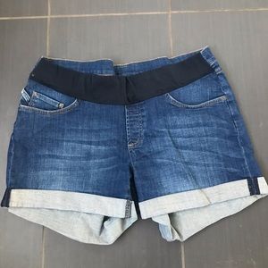 Seraphine Denim Maternity Shorts Size 14